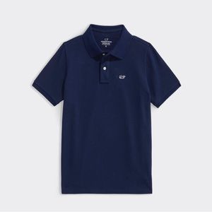 Vineyard Vines Boys' Heritage Pique Polo Navy Blue Size 18 24 Months
